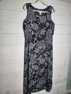 Y2K Studio Ease Maxi Dress Brown Floral BOHO